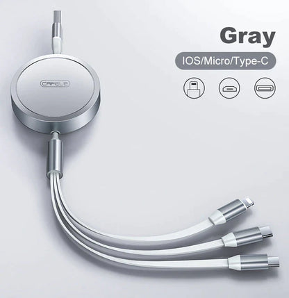 EVALY |  Retractable 3-in-1 Charger®